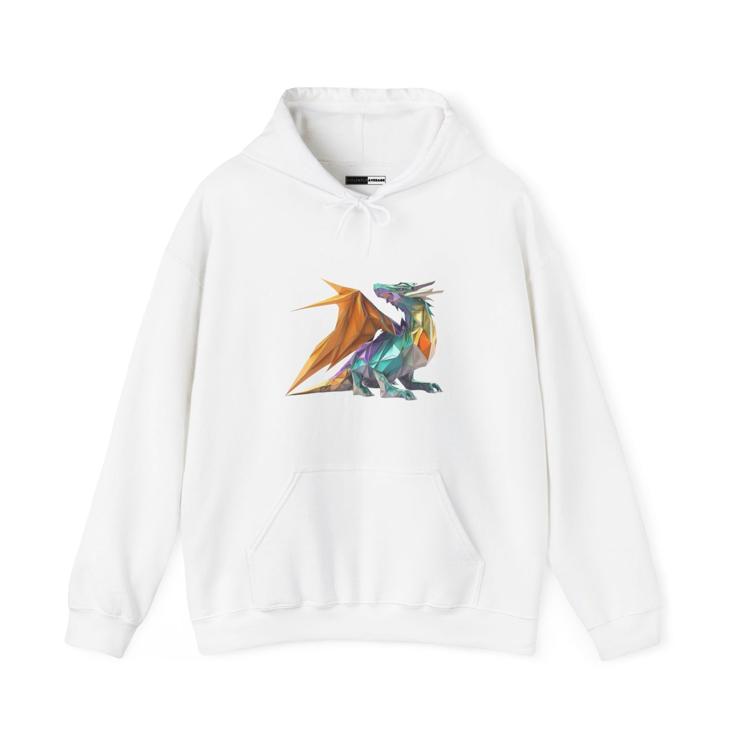 Origami Dragon Unisex Heavy Blend™ Hooded Sweatshirt