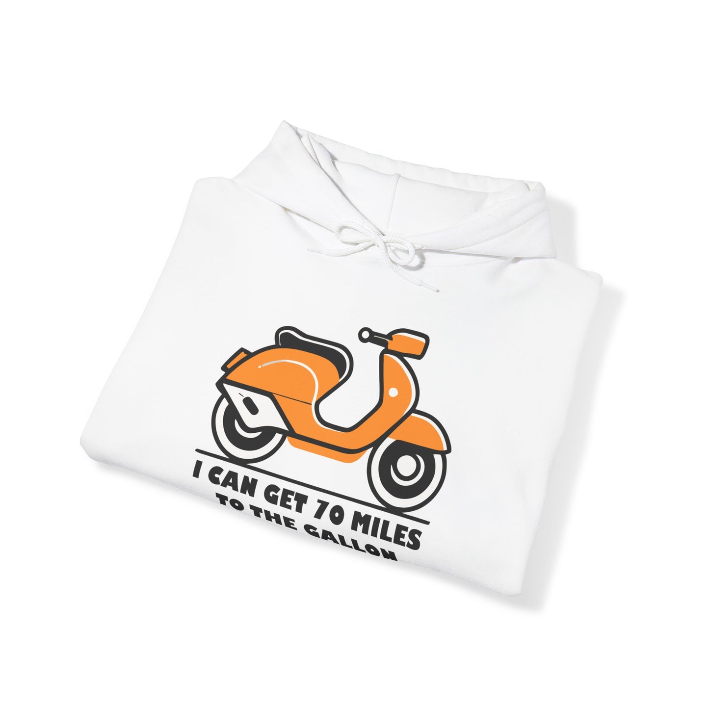 70 Miles to the Gallon Unisex Heavy Blend™ Hooded Sweatshirt