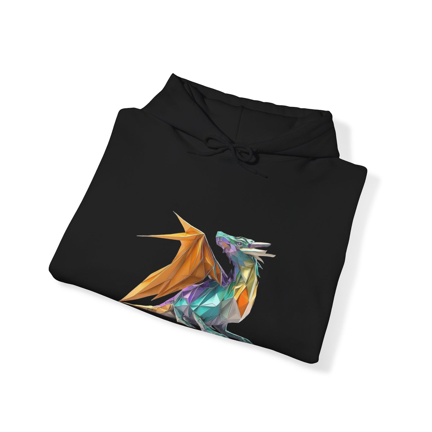 Origami Dragon Unisex Heavy Blend™ Hooded Sweatshirt