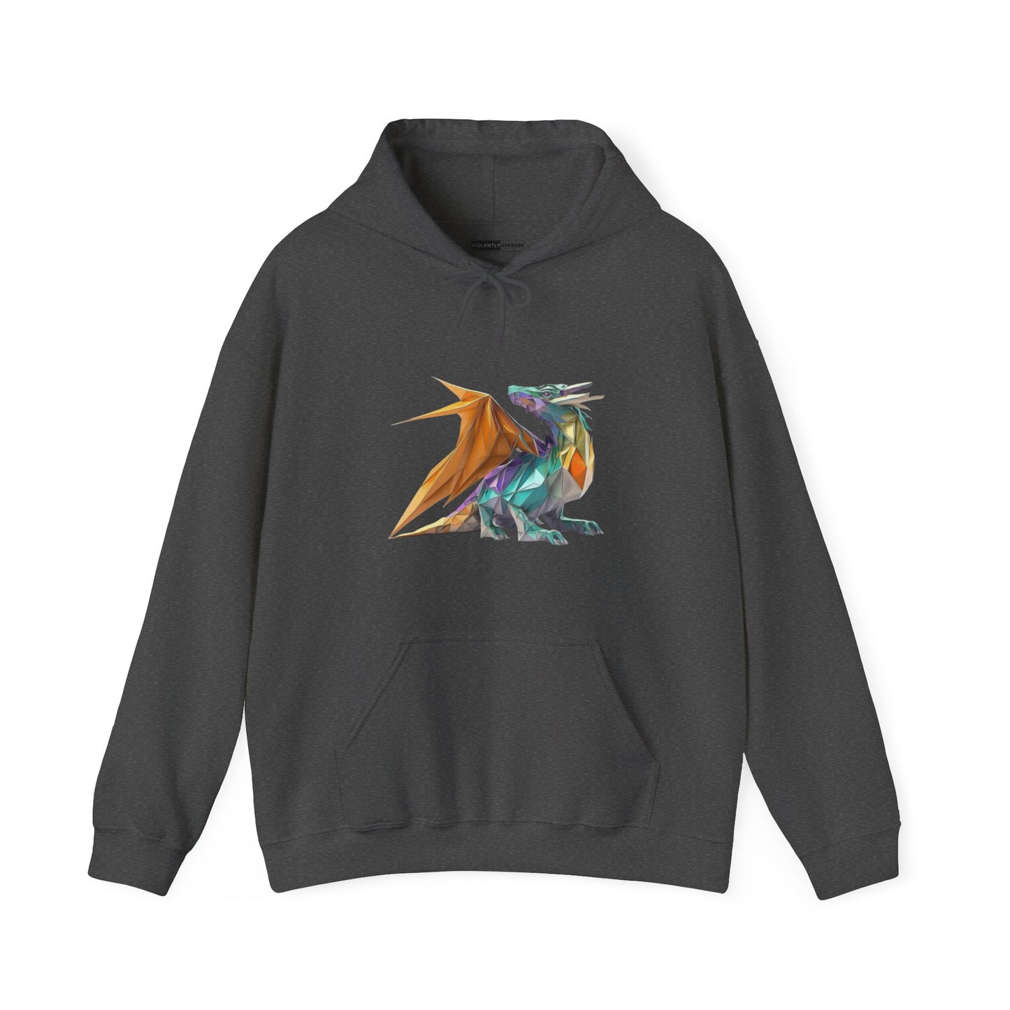 Origami Dragon Unisex Heavy Blend™ Hooded Sweatshirt